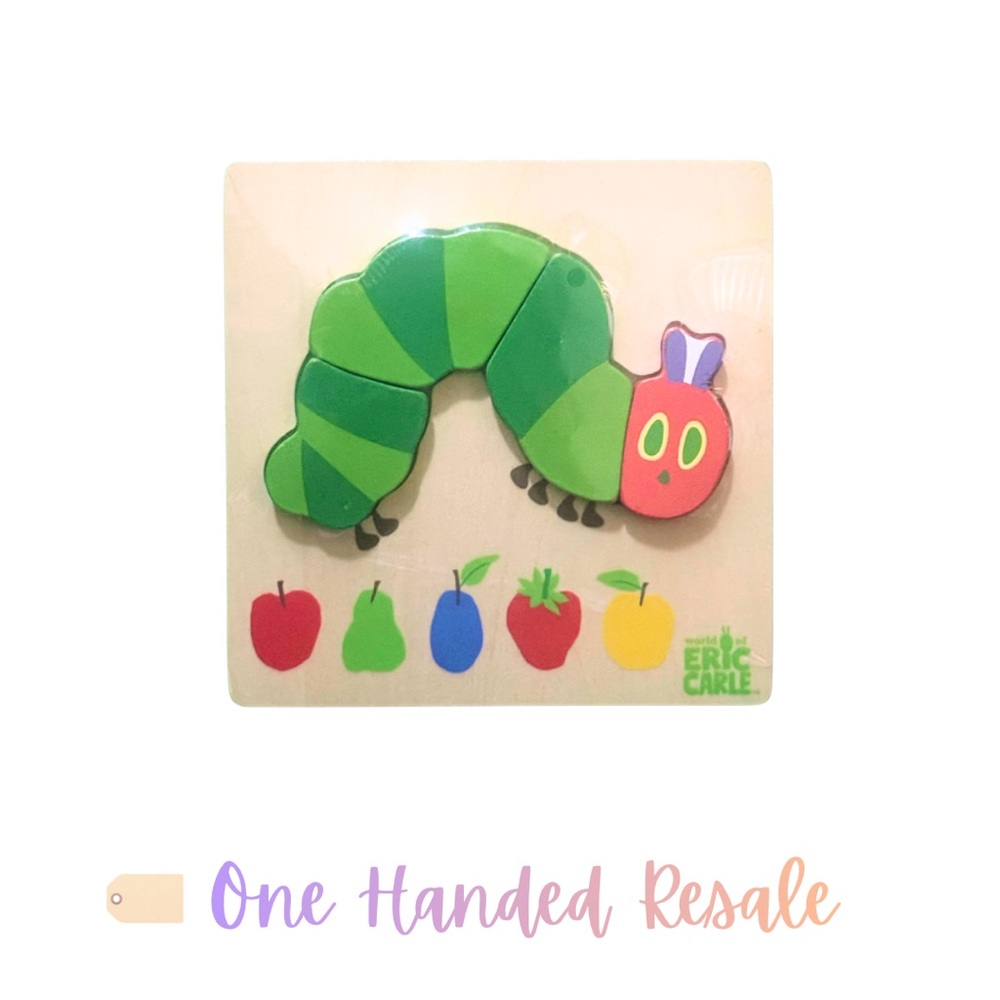 🫐 NIP The Hungry Caterpillar Colorful Chunky Wood Food Puzzle
